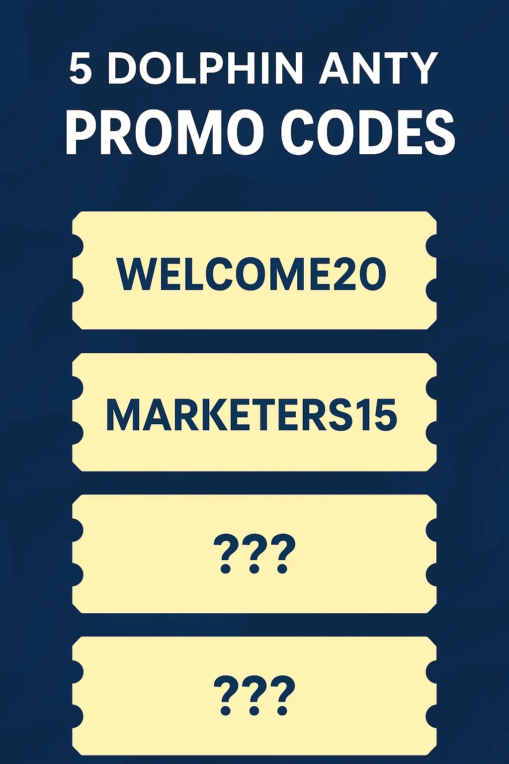 dolphin anty promo codes